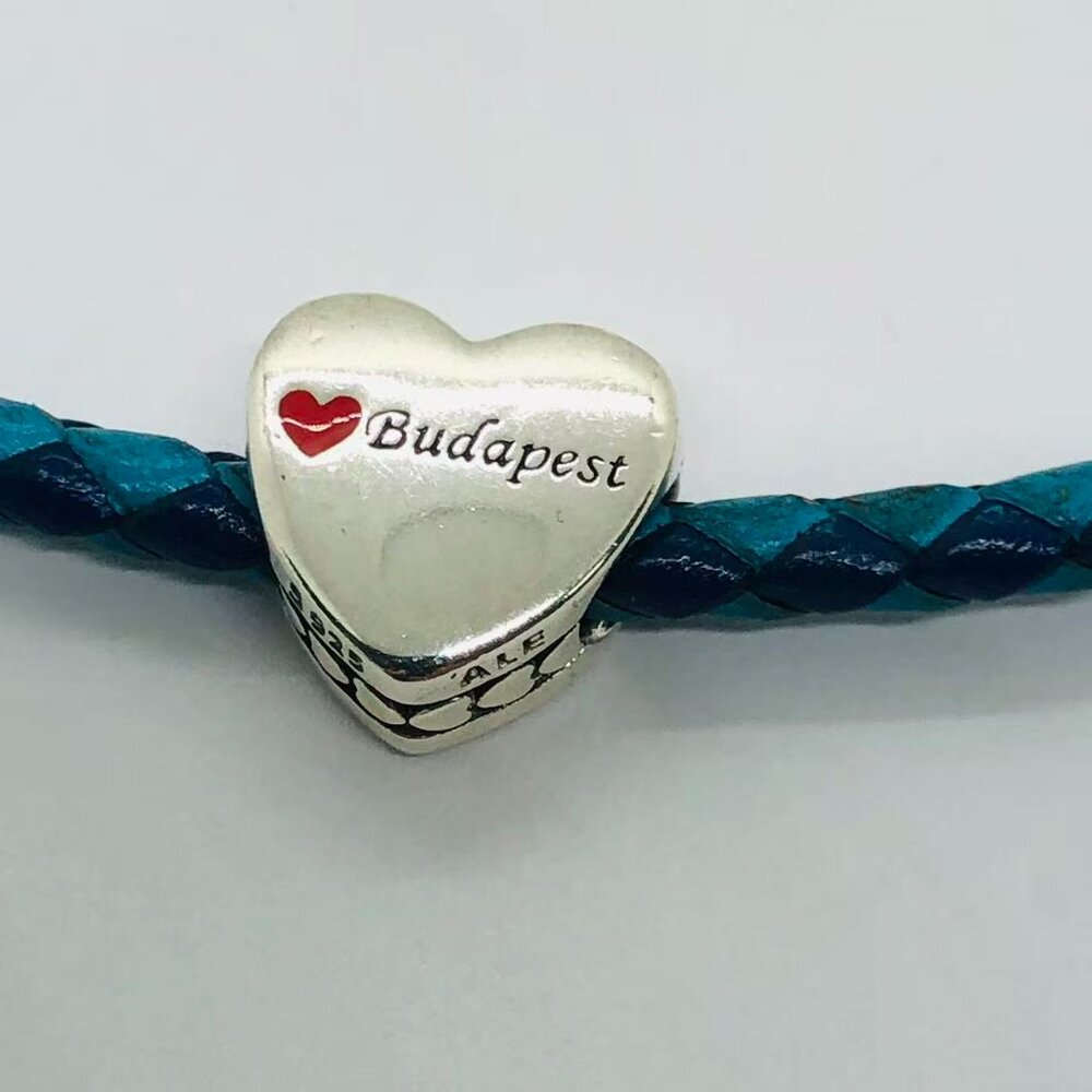✨✨Pandora I LOVE Budapest Exclusive Dangle Charm Heart Pendant
